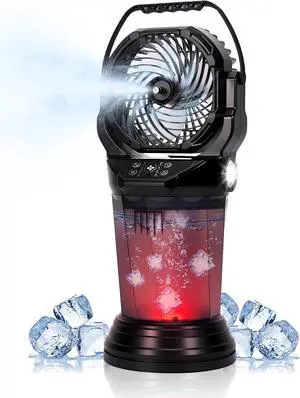 Portable Misting Fan with Remote Control Portable Misting Fan with Remote Control