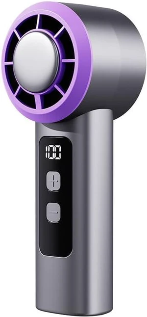 Portable Handheld Cooling Fan,Gray/Purple Portable Handheld Cooling Fan,Gray/Purple