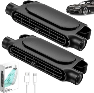 Car Fan Portable Ac for Seat Personal Air Conditioner Conditioners Fans That Blow Cold Carseat Neck Aire Acondicionado Port Til Para Carro Cars Backseat Kids Clip on Ventilador Vent(Black, 2PCS) Car Fan Portable Ac for Seat Personal Air Conditioner Conditioners Fans That Blow Cold Carseat Neck Aire Acondicionado Port Til Para Carro Cars Backseat Kids Clip on Ventilador Vent(Black, 2PCS)