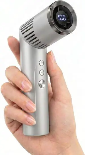 3-in-1 Handheld Fan with Flashlight, 199-Speed Stepless Personal Fan, 90° Foldable Desk Fan, 3000mAh Rechargeable Digital Display Fan, Summer Travel Essentials for Commute & Outdoor (Gray) 3-in-1 Handheld Fan with Flashlight, 199-Speed Stepless Personal Fan, 90° Foldable Desk Fan, 3000mAh Rechargeable Digital Display Fan, Summer Travel Essentials for Commute & Outdoor (Gray)