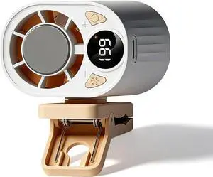 2026 Car Clip On Air Conditioner Fan, Portable Clip-On Fan, Mini USB Rechargeable Rotatable Fan, 3-Speed Silent Mini Bladeless Fans (White) 2026 Car Clip On Air Conditioner Fan, Portable Clip-On Fan, Mini USB Rechargeable Rotatable Fan, 3-Speed Silent Mini Bladeless Fans (White)