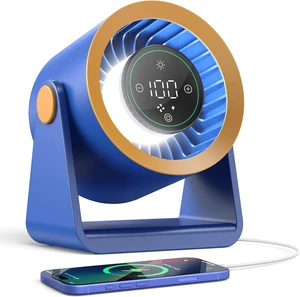 Ausic Powerful Desk Fan Utra-quiet for Bedroom, 15200mAh Small Turbo Bedside Fans for Cooling and Sleep, Personal Battery Powered USB Fans With LED Light, Digital Display, 105° Tilt (White) Ausic Powerful Desk Fan Utra-quiet for Bedroom, 15200mAh Small Turbo Bedside Fans for Cooling and Sleep, Personal Battery Powered USB Fans With LED Light, Digital Display, 105° Tilt (White)