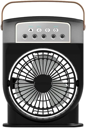3 Speed Adjustable Portable Desktop Cooling Fan, Compact Air Conditioner Equipment for Dorm Bedroom Office 3 Speed Adjustable Portable Desktop Cooling Fan, Compact Air Conditioner Equipment for Dorm Bedroom Office