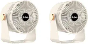 Household USB Fan Desktop Wall Mounted Air Circulation Cooling Floor Fans(White 2pcs) Household USB Fan Desktop Wall Mounted Air Circulation Cooling Floor Fans(White 2pcs)