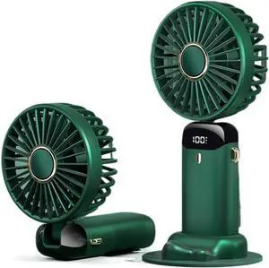 2pc Usb Handheld Fan Mini Portable Student Rechargeable Desktop(Green) 2pc Usb Handheld Fan Mini Portable Student Rechargeable Desktop(Green)
