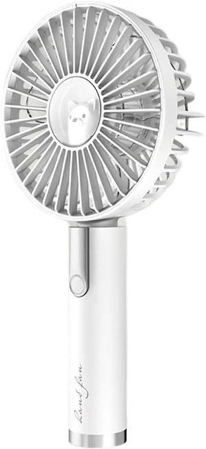 Handheld Fan USB Rechargeable Battery Adjustable Three-block Wind Speed(New White) Handheld Fan USB Rechargeable Battery Adjustable Three-block Wind Speed(New White)