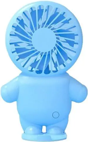 Mini Usb Small Fan Portable Handheld Desktop Fans Strong Wind(Cute Baby Blue) Mini Usb Small Fan Portable Handheld Desktop Fans Strong Wind(Cute Baby Blue)