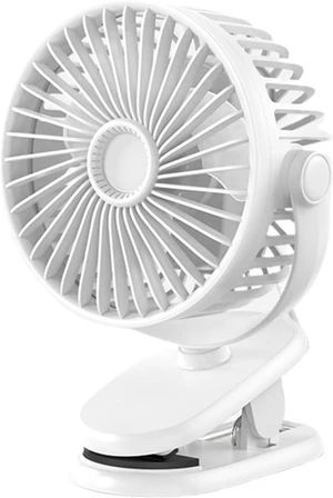 Mini Clipped Fan 360° Rotation 2-speed Wind Desktop Ventilator Silent(White) Mini Clipped Fan 360° Rotation 2-speed Wind Desktop Ventilator Silent(White)