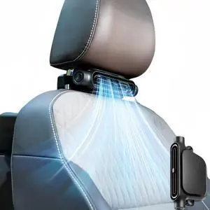 Car Headrest Fan for Benz E-Class W214 2023-Present | Bladeless Car Seat Fan, Rear Headrest Airflow, Quiet USB Powered, Invisible Strap Mount, 3 Speed Cooling, 1.5M Type-C Cable Car Headrest Fan for Benz E-Class W214 2023-Present | Bladeless Car Seat Fan, Rear Headrest Airflow, Quiet USB Powered, Invisible Strap Mount, 3 Speed Cooling, 1.5M Type-C Cable