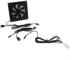 120mm USB Fan with Customizable Airflow and Temperature Regulation for Improved Heat Management in Various Devices (FT10S122505EC(60) 120mm USB Fan with Customizable Airflow and Temperature Regulation for Improved Heat Management in Various Devices (FT10S122505EC(60)
