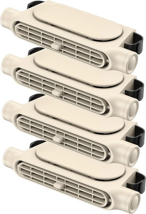 Backseat Fan, 4Pcs Stronger 3 Speeds Turbo Airflow Headrest Mini Portable Usb Cooling Fan for Kids Baby Beige Backseat Fans for Car for Kids Backseat Fan, 4Pcs Stronger 3 Speeds Turbo Airflow Headrest Mini Portable Usb Cooling Fan for Kids Baby Beige Backseat Fans for Car for Kids