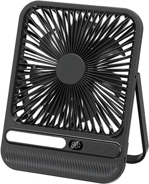 7 Inch Thin Portable Fan with 8000mAh Battery USB Rechargeable for Home Workplace Travel and Camping 7 Inch Thin Portable Fan with 8000mAh Battery USB Rechargeable for Home Workplace Travel and Camping