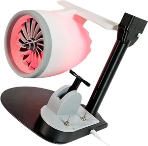 AUNMAS 2 in 1 USB Desktop Fan PLA 3D Printed Desk Fan with Mist Humidifier Adjustable Speed Light Effect for Bedroom Office Home Small Room Travel Use (Red) AUNMAS 2 in 1 USB Desktop Fan PLA 3D Printed Desk Fan with Mist Humidifier Adjustable Speed Light Effect for Bedroom Office Home Small Room Travel Use (Red)