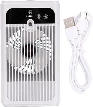 RIZGHWOY USB Desktop Fan,Rechargeable Portable 500ml Mist Humidifier RIZGHWOY USB Desktop Fan,Rechargeable Portable 500ml Mist Humidifier
