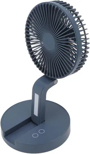 Desktop Folding Fan, USB Rechargeable Oscillating Fan with 3 Speeds Punch Free for Home Office (Blue) Desktop Folding Fan, USB Rechargeable Oscillating Fan with 3 Speeds Punch Free for Home Office (Blue)