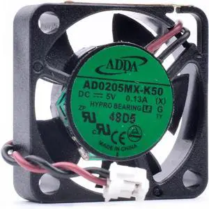 AD0205MX-K50 2.5cm 2506 25x25x6mm DC5V 0.13A Small 6mm Micro USB Cooling Fan AD0205MX-K50 2.5cm 2506 25x25x6mm DC5V 0.13A Small 6mm Micro USB Cooling Fan