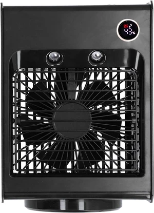 2 in 1 Oscillating Spray Humidification Fan for Library Study and Office Workers,Cools Air with Low Noise Operation,120 Degree Oscillating Head,4000MAH Battery,USB Charging (Black) 2 in 1 Oscillating Spray Humidification Fan for Library Study and Office Workers,Cools Air with Low Noise Operation,120 Degree Oscillating Head,4000MAH Battery,USB Charging (Black)