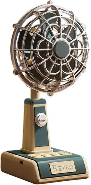 Portable Fan, Desktop Table for Home Offices Room Easy to Use(Green) Portable Fan, Desktop Table for Home Offices Room Easy to Use(Green)