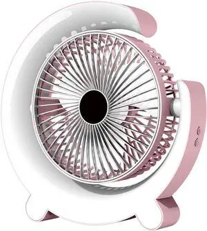 Portable Fan, Electric Table USB Small Cooling with Colorful Light Desk for Room USB Desktop(B) Portable Fan, Electric Table USB Small Cooling with Colorful Light Desk for Room USB Desktop(B)