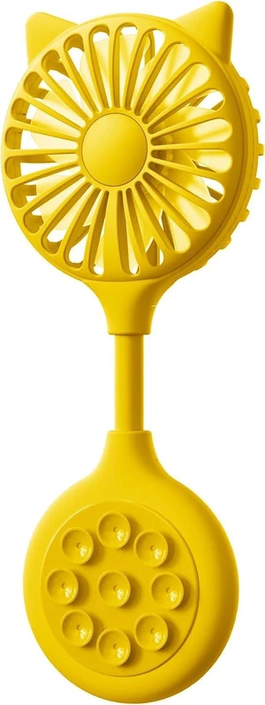 Portable Fan, Small Pocket Foldable with Suction Cup ABS Texture Table Suitable for Home and Travel Use Desk(Yellow) Portable Fan, Small Pocket Foldable with Suction Cup ABS Texture Table Suitable for Home and Travel Use Desk(Yellow)