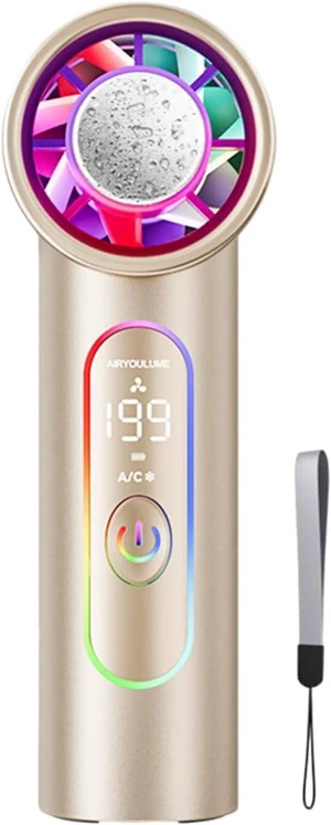 Portable Fan, Fast Speed Portable Powerful Cooling with 3000mAh Battery and Quiet Operations(Gold) Portable Fan, Fast Speed Portable Powerful Cooling with 3000mAh Battery and Quiet Operations(Gold)