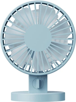Portable Fan, USB Powerful Desktop 2 Speeds Small Table Cooling Power for Home Car(Blue) Portable Fan, USB Powerful Desktop 2 Speeds Small Table Cooling Power for Home Car(Blue)