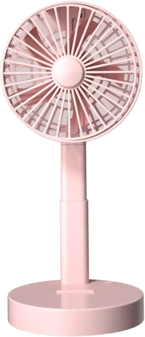 Portable Fan, Rechargeable Desk 3 Speed Foldable Telescopic Low Noise Ventilation Small for Bedroom Desktop Cute(A) Portable Fan, Rechargeable Desk 3 Speed Foldable Telescopic Low Noise Ventilation Small for Bedroom Desktop Cute(A)
