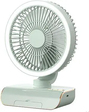 USB Rechargeable Air Circulator Fan, Multifunction Powerful Cooling for Camping, Road Travel, Living Room(Green,4000mA) USB Rechargeable Air Circulator Fan, Multifunction Powerful Cooling for Camping, Road Travel, Living Room(Green,4000mA)