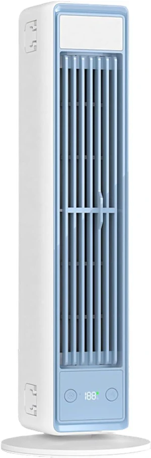 Portable Bladeless USB Fan with 3600mAh Battery 5V 80cm Cable Tower Fan Texture for Home Offices Travel Use Offices Cooling Portable Bladeless USB Fan with 3600mAh Battery 5V 80cm Cable Tower Fan Texture for Home Offices Travel Use Offices Cooling
