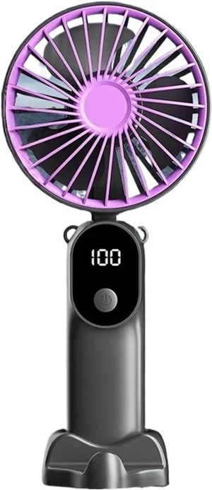 Handheld Fan, Handheld Fan Digital Display Foldable 6 Speed Large Wind,for Outdoors/Travel/Camping(Gray) Handheld Fan, Handheld Fan Digital Display Foldable 6 Speed Large Wind,for Outdoors/Travel/Camping(Gray)