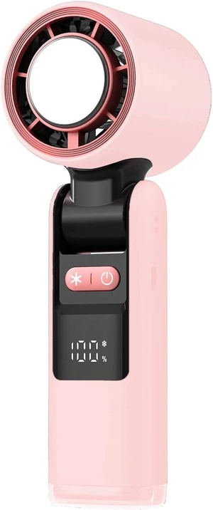 Handheld Fan, High Speed Handheld Small Fan Ice Cool Turbos Chilled Sensation Cold,for Outdoors/Travel/Camping(Pink) Handheld Fan, High Speed Handheld Small Fan Ice Cool Turbos Chilled Sensation Cold,for Outdoors/Travel/Camping(Pink)