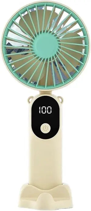 Handheld Fan, Handheld Fan Digital Display Foldable 6 Speed Large Wind,for Outdoors/Travel/Camping(White) Handheld Fan, Handheld Fan Digital Display Foldable 6 Speed Large Wind,for Outdoors/Travel/Camping(White)