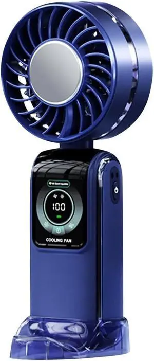 Handheld Fan, Ice Pack High-speed Fan Refrigeration Handheld Small Powerful Cooling Air Portable Usb Charging Outdoor Cool Wind,for Outdoors/Travel/Camping(Blue) Handheld Fan, Ice Pack High-speed Fan Refrigeration Handheld Small Powerful Cooling Air Portable Usb Charging Outdoor Cool Wind,for Outdoors/Travel/Camping(Blue)