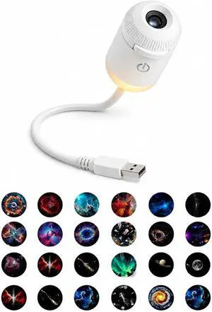 Enchantibook Galaxy Projector, Portable Galaxy Projector Lamp, 2-in-1 Rechargeable Galaxy Projectors Lamp, Galaxy Light Projectors for Bedroom, Kids Room, Atmosphere (24 Projection Films) Enchantibook Galaxy Projector, Portable Galaxy Projector Lamp, 2-in-1 Rechargeable Galaxy Projectors Lamp, Galaxy Light Projectors for Bedroom, Kids Room, Atmosphere (24 Projection Films)