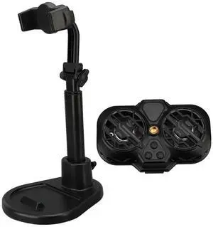 Phone Cooler RGB Lighting Stylish Design Double Semiconductor Cooling Fan for All Smartphones with Digital Display Phone Cooler RGB Lighting Stylish Design Double Semiconductor Cooling Fan for All Smartphones with Digital Display