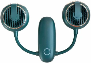 Speed Hanging Fan, USB Dual Hanging Neck Fan 3-Speed Clip-On Waist Outdoor Travel Multicolor Speed Hanging Fan, USB Dual Hanging Neck Fan 3-Speed Clip-On Waist Outdoor Travel Multicolor
