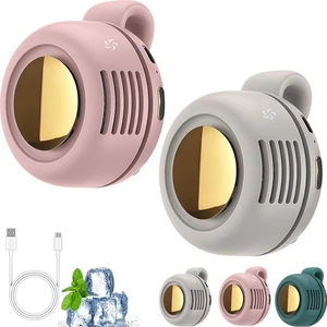 Portable Silent Mini Bladeless clip on fan, 3 Speeds & Queit, Hands Free Shirt and Waist Clips Whirlwind Fans, USB Rechargeable, Suitable for Shirt, Bag, Office, Travel and Outdoor Use Portable Silent Mini Bladeless clip on fan, 3 Speeds & Queit, Hands Free Shirt and Waist Clips Whirlwind Fans, USB Rechargeable, Suitable for Shirt, Bag, Office, Travel and Outdoor Use
