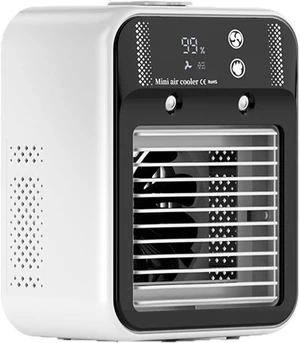 Desktop Air Cooling Fan 2 Speed USB Rechargeable Quiet Misting Fan for Indoor Outdoor Evaporative Air Cooler Desktop Air Cooling Fan 2 Speed USB Rechargeable Quiet Misting Fan for Indoor Outdoor Evaporative Air Cooler