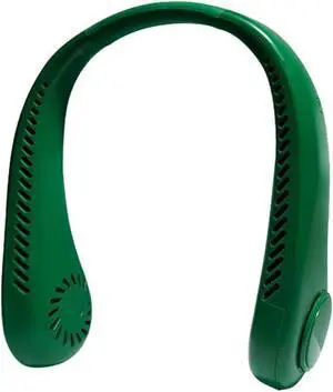 Neck Fan Strong Wind 360° Cooling, Quiet No Hair Twisting, Even Air Volume Both Sides Short USB Charging(Green,1PCS) Neck Fan Strong Wind 360° Cooling, Quiet No Hair Twisting, Even Air Volume Both Sides Short USB Charging(Green,1PCS)