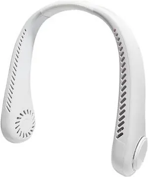 Leafless Hanging Neck Fan: Portable, Silent, Outdoor, USB-Charging, Super Long Battery Life(White,1PCS) Leafless Hanging Neck Fan: Portable, Silent, Outdoor, USB-Charging, Super Long Battery Life(White,1PCS)