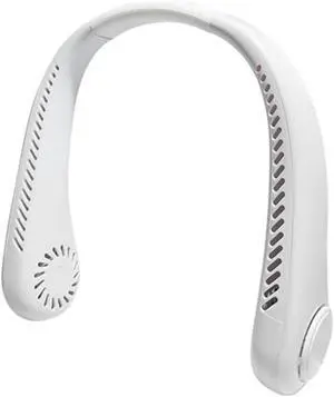 The Best Portable Neck Fan | Rechargeable Battery Wearable Personal Fan | Cooling Necklace Fan Design | USB Rechargeable(White,1PCS) The Best Portable Neck Fan | Rechargeable Battery Wearable Personal Fan | Cooling Necklace Fan Design | USB Rechargeable(White,1PCS)
