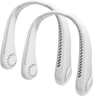 Leafless Hanging Neck Fan: Portable, Silent, Outdoor, USB-Charging, Super Long Battery Life(White,2PCS) Leafless Hanging Neck Fan: Portable, Silent, Outdoor, USB-Charging, Super Long Battery Life(White,2PCS)