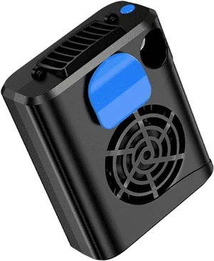 Portable Waist Fan, Portable Bladeless Outdoor Camisole Fan Portable Belt Clip USB Charging Neck Fan Small Handheld Waist Hanging Fan(Blue) Portable Waist Fan, Portable Bladeless Outdoor Camisole Fan Portable Belt Clip USB Charging Neck Fan Small Handheld Waist Hanging Fan(Blue)
