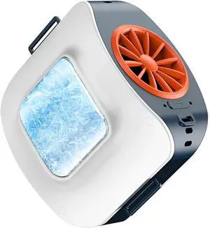 Portable Waist Fan, Waist Clip Cooling Fan USB Rechargeable High Speed Semiconductor For Outdoor Work And Camping(Navy blue) Portable Waist Fan, Waist Clip Cooling Fan USB Rechargeable High Speed Semiconductor For Outdoor Work And Camping(Navy blue)