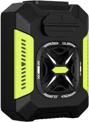 Portable Waist Fan, Portable Waist Clip Fan Multifunction Mini Outdoor USB Rechargeable Hanging Neck Fan Waist Fans With LED Lights(Green) Portable Waist Fan, Portable Waist Clip Fan Multifunction Mini Outdoor USB Rechargeable Hanging Neck Fan Waist Fans With LED Lights(Green)