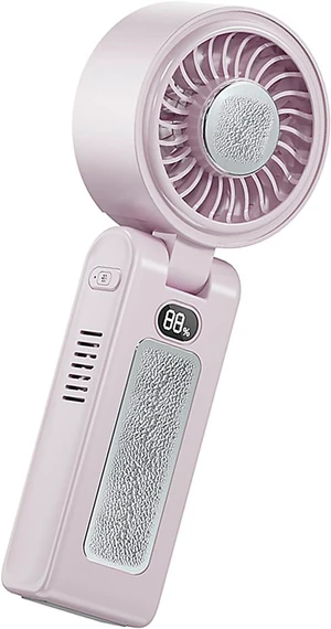 Small USB Operated Hand Fan with Adjustable Speeds and Rechargeable 3600mAh Battery Texture for Hot Weather Small USB Operated Hand Fan with Adjustable Speeds and Rechargeable 3600mAh Battery Texture for Hot Weather