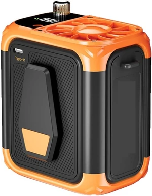 Portable Waist Fan, Waist Clip And Neck Fan USB Rechargeable Portable Cooling Fan For Outdoor Work And High Temperature Use(Orange) Portable Waist Fan, Waist Clip And Neck Fan USB Rechargeable Portable Cooling Fan For Outdoor Work And High Temperature Use(Orange)