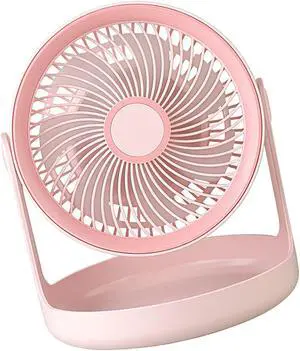 Compact Portable Desktop Electric Fan with Storage Base 3 Speed Adjustable USB Rechargeable Fan for Dorm Offices Travel Compact Portable Desktop Electric Fan with Storage Base 3 Speed Adjustable USB Rechargeable Fan for Dorm Offices Travel