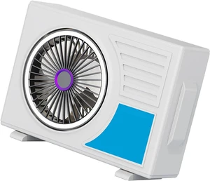 USB Rechargeable Desktop Fan with 5 Speed Levels and 180 Degree Adjustable Direction for Home Study Area USB Rechargeable Desktop Fan with 5 Speed Levels and 180 Degree Adjustable Direction for Home Study Area