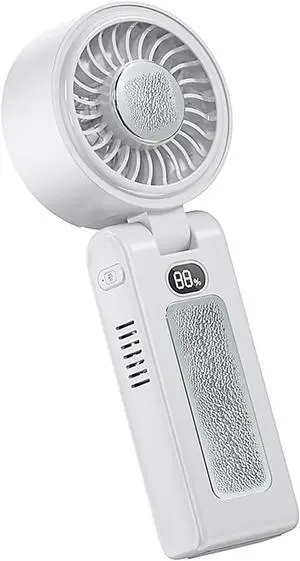 Small USB Operated Hand Fan with Adjustable Speeds and Rechargeable 3600mAh Battery Texture for Hot Weather Small USB Operated Hand Fan with Adjustable Speeds and Rechargeable 3600mAh Battery Texture for Hot Weather